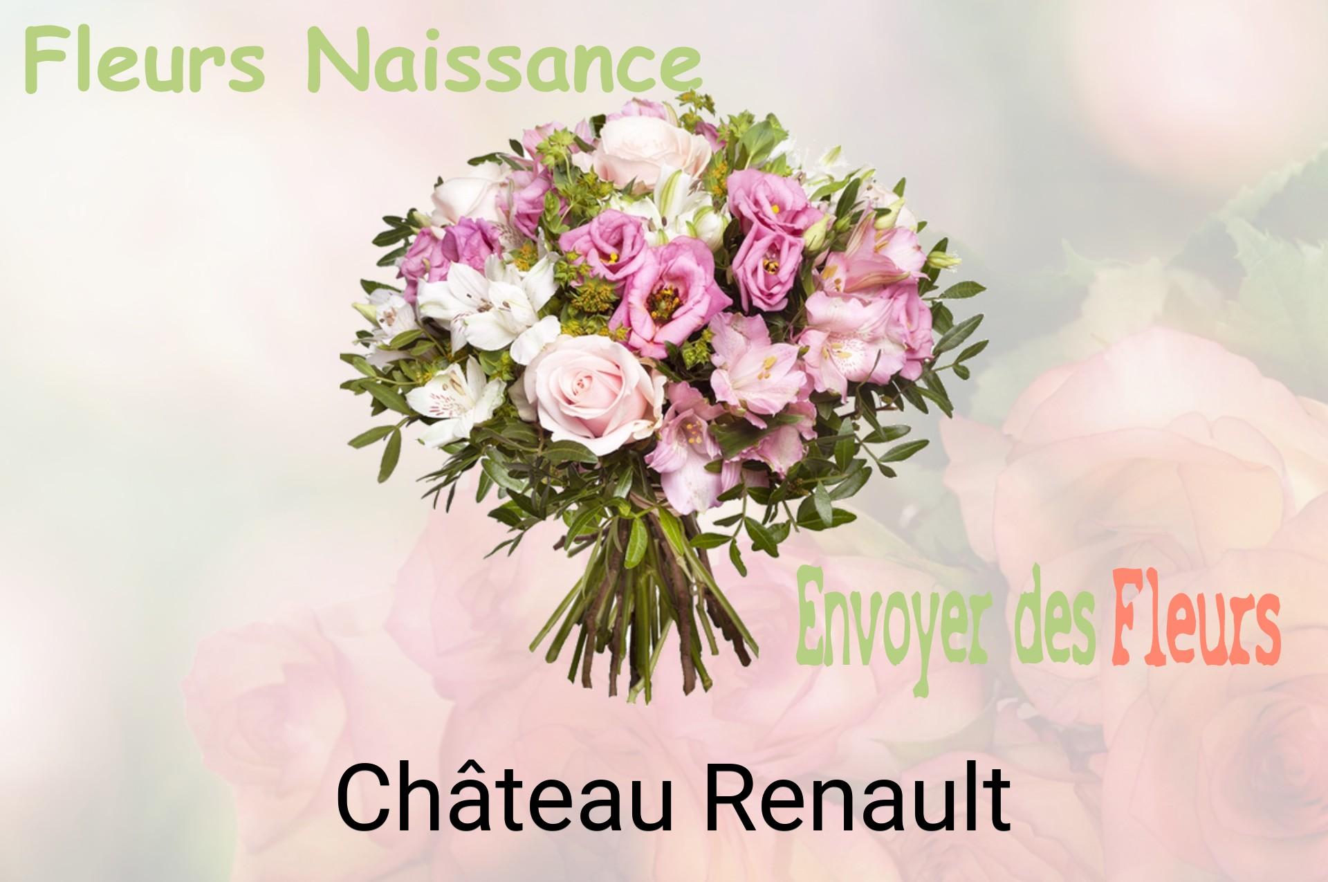 Bouquet de fleurs de naissance livré à Château-Renault